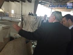 بالصور | وزير السياحة الاردني يتفقد اعمال الترميم في كنيسة المهد
