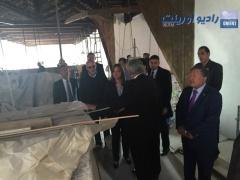 بالصور | وزير السياحة الاردني يتفقد اعمال الترميم في كنيسة المهد