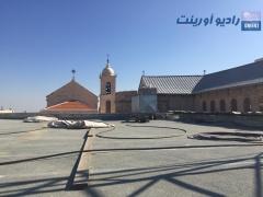 بالصور | وزير السياحة الاردني يتفقد اعمال الترميم في كنيسة المهد