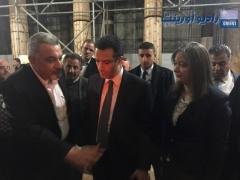 بالصور | وزير السياحة الاردني يتفقد اعمال الترميم في كنيسة المهد