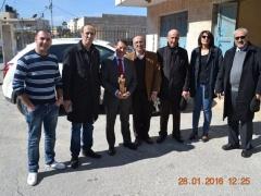 بالصـور- القنصل البرتغالي في فلسطين يزور بلدية بيت ساحور