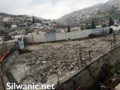 هدْم منزل قيد الإنشاء جنوب الأقصى