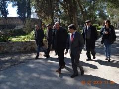 بالصـور- القنصل البرتغالي في فلسطين يزور بلدية بيت ساحور