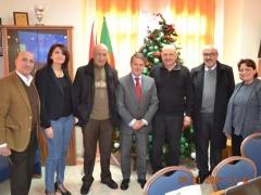 بالصـور- القنصل البرتغالي في فلسطين يزور بلدية بيت ساحور