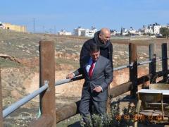 بالصـور- القنصل البرتغالي في فلسطين يزور بلدية بيت ساحور