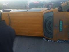 بالصور: 5 اصابات 3 منها خطيرة في حادث سير بنابلس