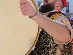 بالصور: احتفالات عيد الميلاد المجيد حسب التقويم الشرقي وسط مقاطعة شعبية