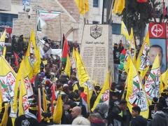 حركة فتح في محافظة بيت لحم تنظم مهرجانا جماهيريا حاشدا في ذكرى انطلاقتها السنوية