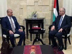 لقاء  الحمدالله  مع  سافاس ممثل جمهورية قبرص