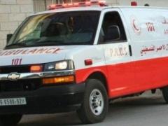 اصابة مواطن بجروح خطيرة جراء حادث سير ذاتي جنوب جنين