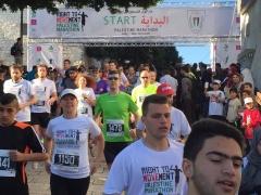 #بالصور: :انطلاق ماراثون فلسطين بمشاركة 4500 مشارك