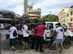 صور..انطلاق ماراثون الدراجات الهوائية 