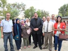 التربية تطلق العام الدراسي بشكل استثنائي في مدرسة الخان الأحمر