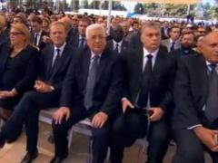 (بالفيديو والصور) مشاركة الرئيس بجنازة بيريز