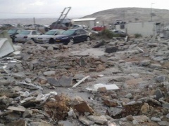 الاحتلال يهدم ثلاثة منازل في اللد