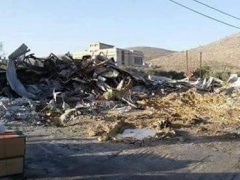 الاحتلال يهدم ثلاثة بركسات في حسبة بيتا