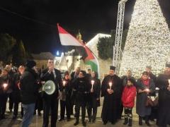 وقفة جماهيرية تضامنية مع الشعب المصري وتنديدا بالجريمة البشعة ضد الكاتدرائية المرقصية في القاهرة