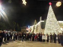 وقفة جماهيرية تضامنية مع الشعب المصري وتنديدا بالجريمة البشعة ضد الكاتدرائية المرقصية في القاهرة