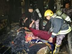 بالصور : السيطرة على حريق منزل  في دهيشة جنوب بيت لحم