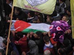 تشييع جثمان الشهيدة رحيق بيراوي في عصيرة الشمالية