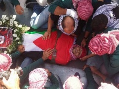 تشييع جثامين 5 شهداء من الخليل