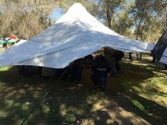 صور - المقاومة الشعبية تعيد بناء #باب_الشمس