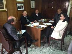 اللجنة المختصة باستلام محطة الباصات المركزية في بيت لحم تباشر أعمالها