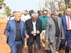 قلقيلية: وكيل وزارة الإعلام ينظم جولة تضامنية في المناطق المعزولة خلف الجدار