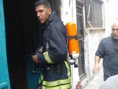 بالصور- اندلاع حريق بمنزل في مخيم الدهيشة جنوبي بيت لحم