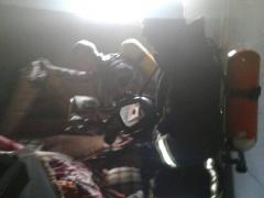 بالصور- اندلاع حريق بمنزل في مخيم الدهيشة جنوبي بيت لحم