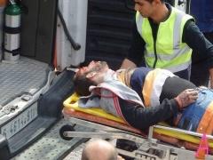 (محدث) بالصور- مصرع مواطن واصابة آخر في حادث سير مروع على طريق نابلس جنين