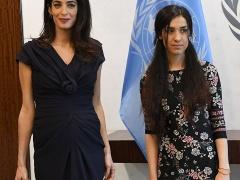 امل كلوني تواصل الدفاع عن الايزيديات في الامم المتحدة