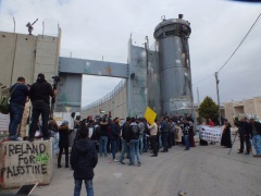 إصابات بالاختناق خلال مواجهات بين قوات الاحتلال ومتضامنين مع أهالي الشهداء المحتجزة جثامينهم