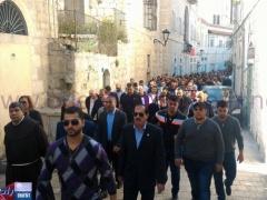 بالصور- جنازة الطفل فادي شطارة الذي توفي بشبهة الخطأ الطبي