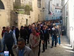 بالصور- جنازة الطفل فادي شطارة الذي توفي بشبهة الخطأ الطبي
