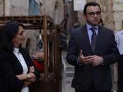 ‎إفتتاح جاليري باب الدير في أولى معارضه بيت لحم كمان وكمان‎