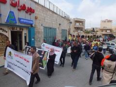 بالصور:مسيرة حاشدة ومهرجانات في خيم التضامن بمناطق مختلفة في بيت لحم