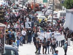 إصابة 14 مواطنا خلال مواجهات عنيفة على مدخل بيت لحم ‏الشمالي ‏خلال مسيرة بمناسبة ذكرى النكبة وتضامنا مع الأسرى المضربين ‏