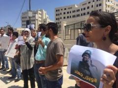 وقفة تطالب بالافراج عن الصحفيين المعتقلين بالضفة وغزة