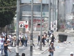 (بالصور) 45 إصابة خلال مواجهات الانتصار للأقصى على المدخل الشمالي لبيت لحم