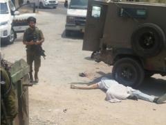 فيديو وصور - شهيد برصاص الاحتلال بحجّة تنفيذه عملية في تقوع