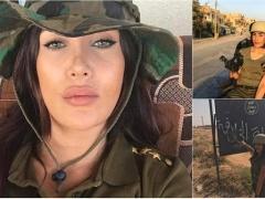 صور- مراسلة سورية تستعرض جمالها أثناء تغطية المعارك ضدّ داعش