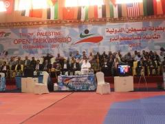 بالصور والفيديو- إطلاق بطولة فلسطين الدولية الثانية للتايكواندو يمثل اعتراف دولي بقدرات الرياضيين الفلسطينين