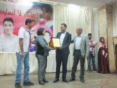 مهرجان تأبيني للشهيد رائد الصالحي في مخيم الدهيشة