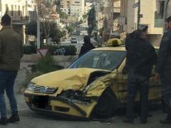 بالصور- شاحنة اسرائيلية تدهس مواطنين وسط بيت جالا وتلوذ بالفرار