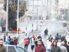 39 إصابة خلال مواجهات الغضب الفلسطيني في بيت لحم ضد قرار ترامب 