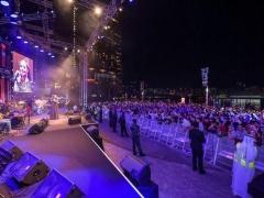 صور| بلقيس تختتم حفلات العام في مسقط رأسها أبوظبي بحفل جماهيري غفير