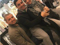 شاهد| حنان ترك تشعل الإنترنت بهذه الصورة.. من هو الشاب الذي تجلس بحضنه!