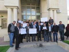 بالصور- تربية بيت لحم تنظم وقفة تضامنية مع وكالة الغوث الدولية رفضاً للقرار الامريكي