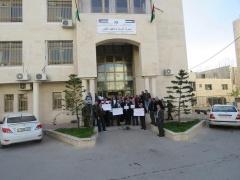 بالصور- تربية بيت لحم تنظم وقفة تضامنية مع وكالة الغوث الدولية رفضاً للقرار الامريكي